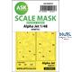 Alpha Jet double-sided painting mask for Kinetic