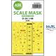 O-2A double-sided mask self-adhesive, pre-cutted