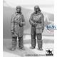 Soviet fighter pilots winter WWII set N°2 - 1:32