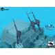Vickers K for SAS Jeep (5 pcs) 1:16
