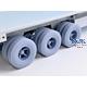 M915 Truck Wheel Set with Trailer wheels