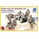 British Army ATV Quad Bike & Trailer & Figures