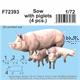 Sow with piglets / Sau mit Ferkeln 1/72