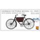 German Victoria Mod.12, 1905, w.spring wheels+bag