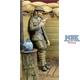 WWI British Infantryman reading a letter