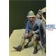 WWI Anzac soldier sitting 1915-18