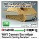 WWII German Sturmtiger Zimmerit Coating Decal set