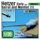 Hetzer Early version Barrel and Mantlet Set (1)