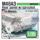 M48A3 Rear Panel set w/ sprocket part