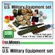 1/35 Modern U.S. military Equipment set