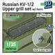 Russian KV-1/2 Upper grill set w/ horn