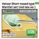 Hetzer Short-nosed type Mantlet set mid-late ver.