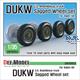DUKW Amphibious Truck Wheel set