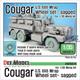 U.S Cougar 6x6 MRAP Sagged Wheel set