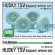 UK Husky TSV Sagged wheel set ( for Meng 1/35)