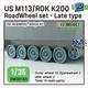 US M113 APC outer Roadwheel set - Late type