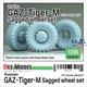 Russian GAZ-Tiger-M Sagged Wheel set