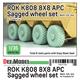 ROK K808 8X8 APC Sagged Wheel set