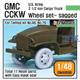 U.S GMC CCKW Cargo Truck Sagged Wheel set