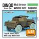 WW2 British Dingo Mk.II Sagged Wheel set