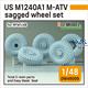 US M1240A1 M-ATV Sagged Wheel set