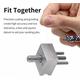 DSPIAE Stainless Steel Mini Vice/ Minischraubstock