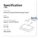 DSPIAE General Purpose Model Display Stand-Clear