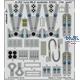 Westland Lynx Mk.8 seatbelts STEEL 1/32