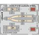 North-American P-51B Mustang seatbelts STEEL 1/32