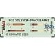 Mitsubishi A6M5 Zero seatbelts SPACE 1/32