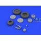 Mikoyan MiG-21PFM wheels  1/48
