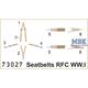 Seatbelts RFC WWI SUPER FABRIC