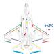 Lockheed-Martin F-35C Lightning RAM panels Masking