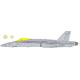 Lockheed-Martin F/A-18C TFace 1/48 Masking Tape