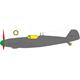 Bf-109G-6 late Erla canopy TFace Masking Tape