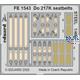 Dornier Do-217K-1 seatbelts STEEL 1/48