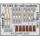 Messerschmitt Bf-110D seatbelts STEEL 1/48