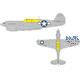 P-40N Warhawk US national insignia Masking Tape
