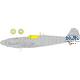 Avia S-199 TFace 1/48 Masking Tape