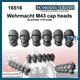 Wehrmacht heads with M43 cap (1:16)