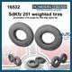 SdKfz 251, weighted tires 1/16