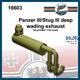 Panzer III / Stug III deep wading exhaust (1:16)