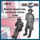 "Desert Rats" British crew for Universal carrier