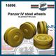 Panzer IV steel wheels (1:16)