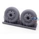 M3 halftrack, weightes combat tires (1:16)