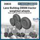 Weighted wheels for tractor Lanz Bulldog D8505