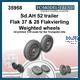 Sd.AH 52 trailer, weighted wheels