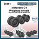 Mercedes G4 "gelande" weighted wheels