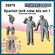 Spanish tank crew,  40s, set 1