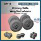 Unimog S404 weighted wheels
